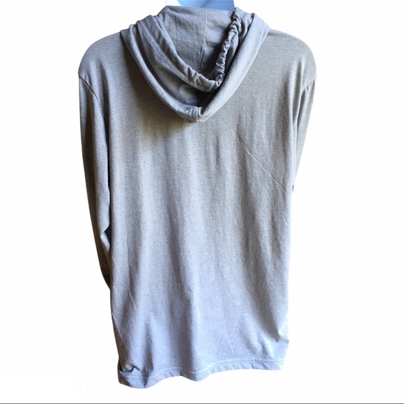 NWT Tommy Hilfiger Women’s Heather Grey Tee Hoodie - Picture 4 of 4